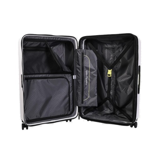 Hedgren HCMBY01LEXP/879 Grip, Βαλίτσα Μεγάλη, Σκληρή, Λευκό