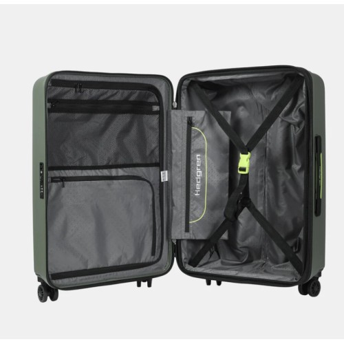 Hedgren HCMBY01MEXP/556 Grip, Βαλίτσα Μεσαία, Σκληρή, Χακί