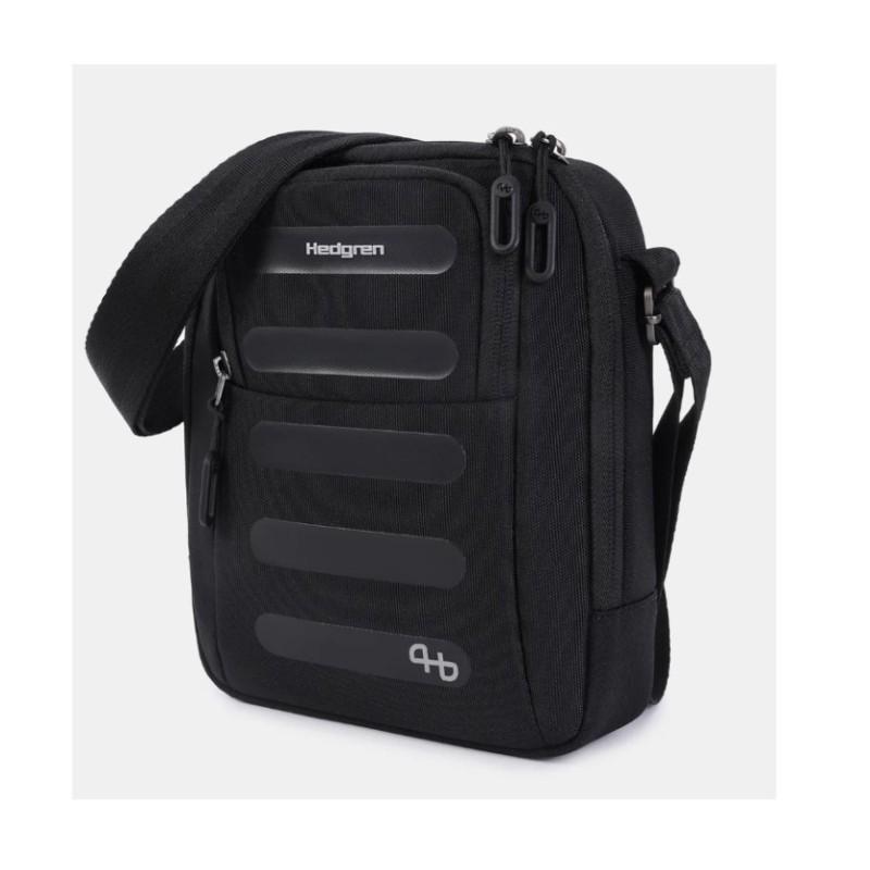 Hedgren HCMBY05-003 Comby Relax, Τσαντάκι Χιαστί, Πολυεστέρας, Μαύρο
