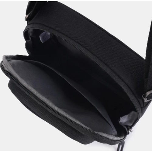 Hedgren HCMBY05-003 Comby Relax, Τσαντάκι Χιαστί, Πολυεστέρας, Μαύρο