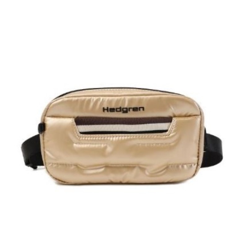 Hedgren HCOCN01-859 Cocοon Snug, Τσαντάκι Ώμου/Μέσης, Πολυεστέρας, Χρυσό