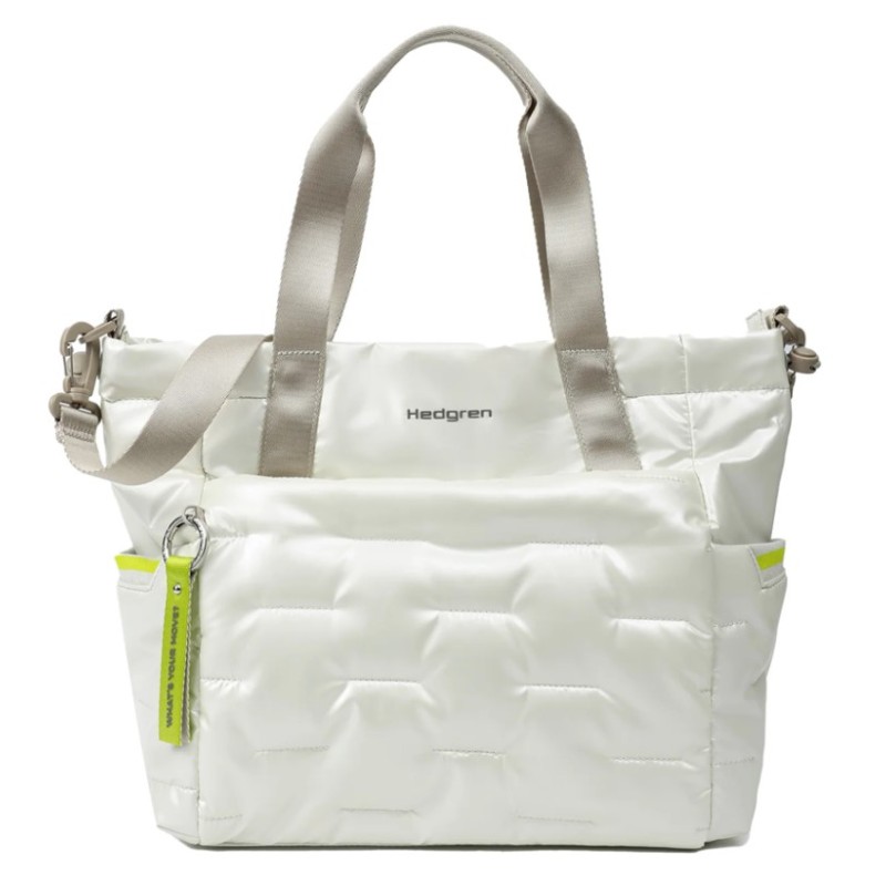 Hedgren HCOCN03-879 Cocoon Puffer, Τσάντα Καρπού/Ώμου, Πολυεστέρας, Λευκό