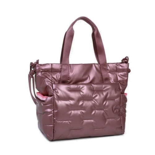 Hedgren HCOCN03-887 Cocoon Puffer, Τσάντα Καρπού/Ώμου, Πολυεστέρας, Ροζ