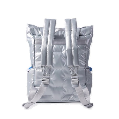 Hedgren HCOCN05-871 Cocoon Comfy, Backpack Σακίδιο Πλάτης, Πολυεστέρας, Ασημί