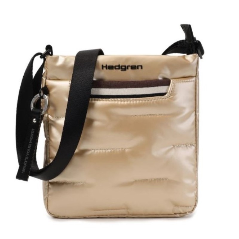 Hedgren HCOCN06-859 Cocoon Cuchy, Γυναικείο Tσαντάκι Ώμου, Πολυεστέρας, Χρυσό