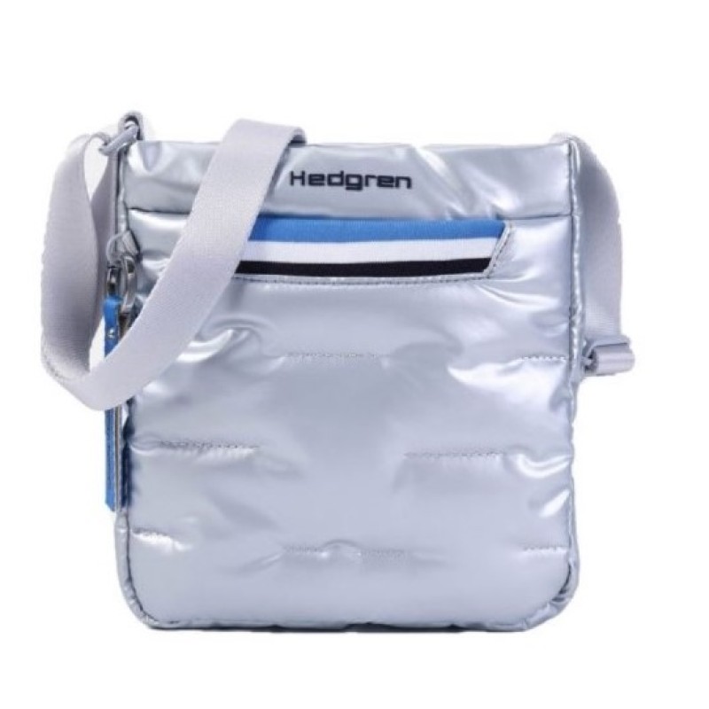 Hedgren HCOCN06-871 Cocoon Cuchy, Γυναικείο Tσαντάκι Ώμου, Πολυεστέρας, Γαλάζιο Περλέ