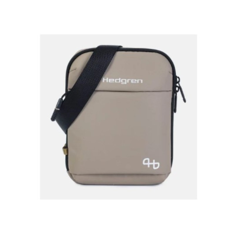 Hedgren HCOM08-877 Commute Turn , Τσαντάκι Χιαστί, Πολυεστέρας, Μπεζ