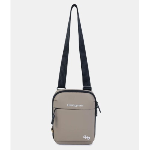 Hedgren HCOM08-877 Commute Turn , Τσαντάκι Χιαστί, Πολυεστέρας, Μπεζ