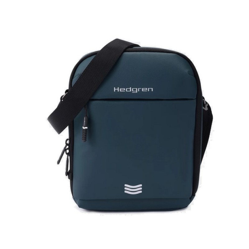 Hedgren HCOM09-706 Commute Walk, Τσαντάκι Χιαστί, Πολυεστέρας, Μπλε