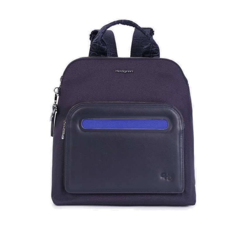 Hedgren HFIKA07-870 Fika Latte, Γυναικεία Τσάντα Backpack/Ωμοπλάτης, Πολυεστέρας, Μπλε