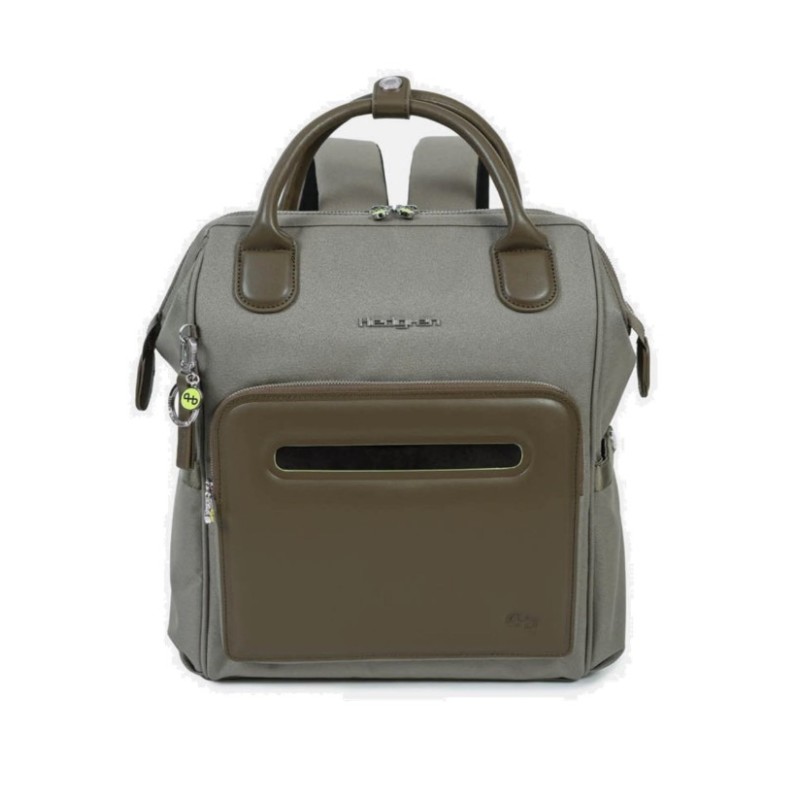 Hedgren HFIKA09-878 Moka M Fika, Τσάντα Γυναικεία Backpack/Ωμοπλάτης, Πολυεστέρας, Τοπό