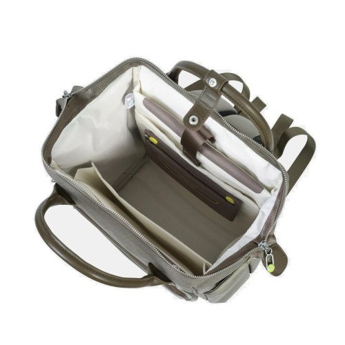 Hedgren HFIKA09-878 Moka M Fika, Τσάντα Γυναικεία Backpack/Ωμοπλάτης, Πολυεστέρας, Τοπό