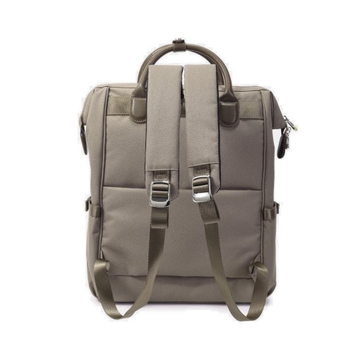Hedgren HFIKA10-878 Moka L Fika, Γυναικεία Τσάντα Backpack/Ωμοπλάτης, Πολυεστέρας, Τοπό