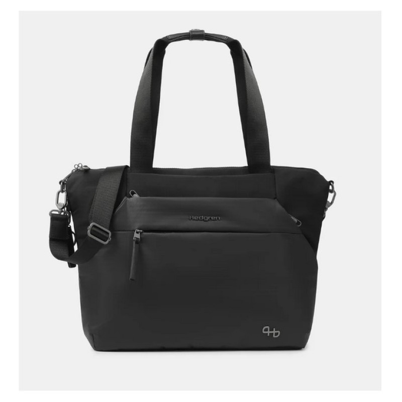 Hedgren HFURO08-003 Furo Tote, Σάκος Ταξιδιού/Σακ Βουαγιάζ, Πολυεστέρας, Μαύρο