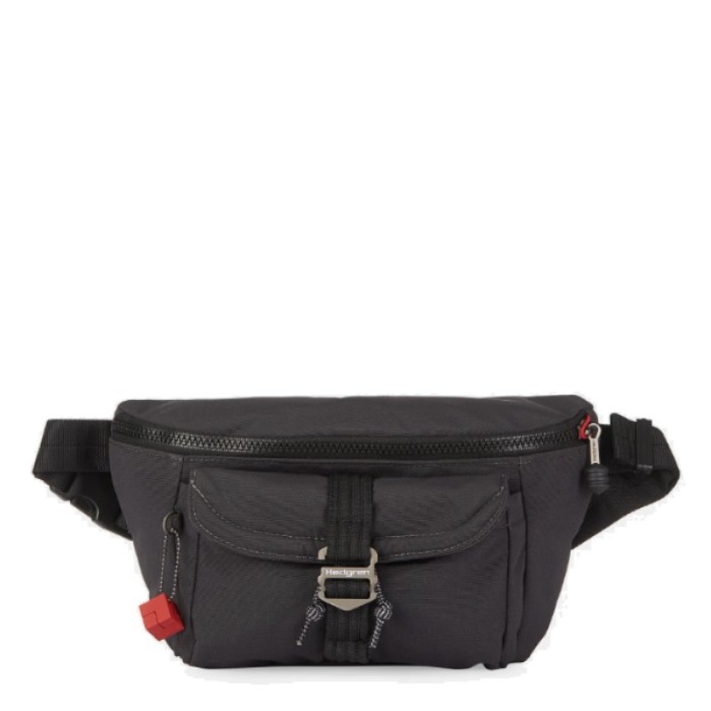 Hedgren HGAHR0-359 American Heritage, Τσαντάκι Μέσης, Ύφασμα, Μαύρο