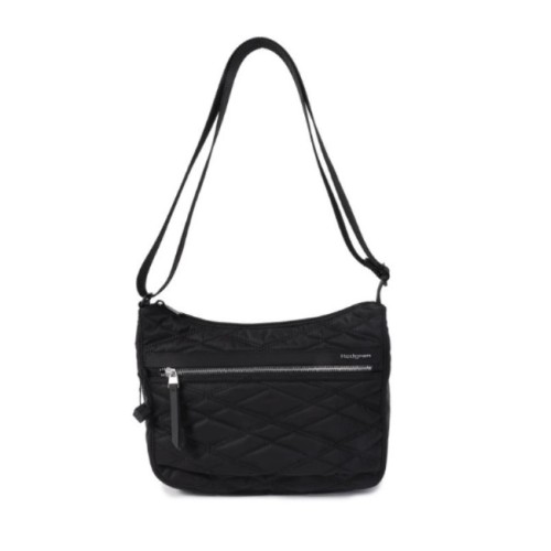 Hedgren HIC01S-867, Τσάντα Γυναικεία Χιαστί, Ύφασμα, Μαύρο