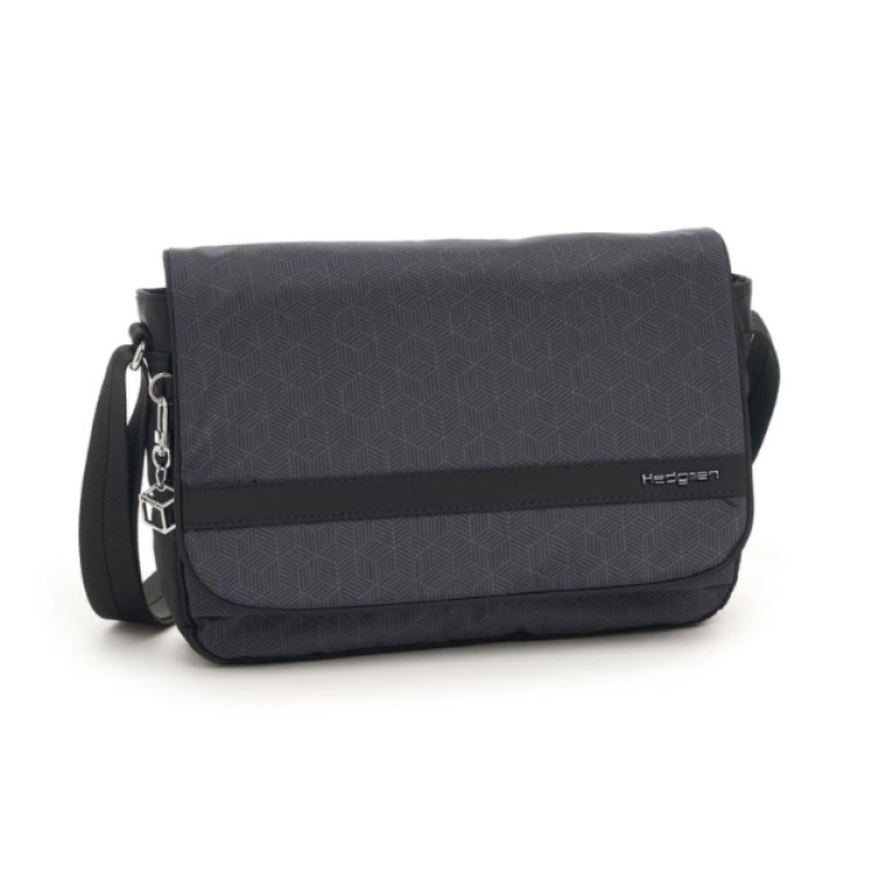 Hedgren HIC413-812 Inner City Charlie, Τσάντα Γυναικεία Χιαστί, Ύφασμα, Γκρι