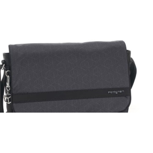 Hedgren HIC413-812 Inner City Charlie, Τσάντα Γυναικεία Χιαστί, Ύφασμα, Γκρι