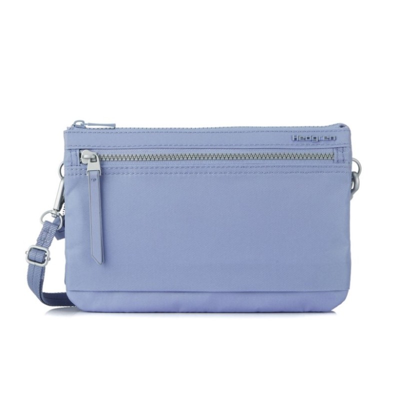 Hedgren HIC428-367 Inner City Emma, Τσάντα Γυναικεία Χιαστί, Ύφασμα, Γαλάζιο