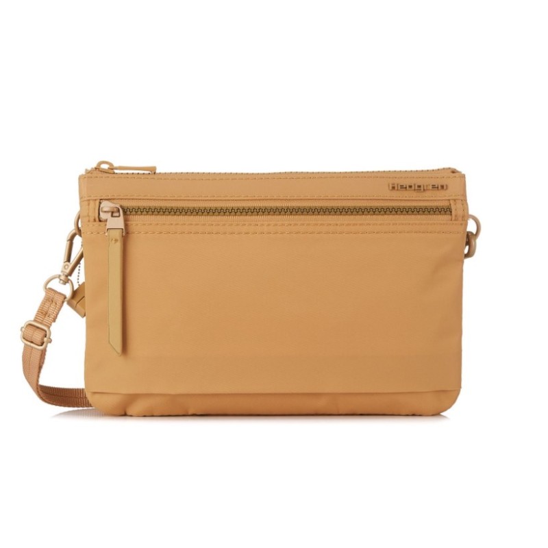 Hedgren HIC428-406 Inner City Emma, Τσάντα Γυναικεία Χιαστί, Ύφασμα, Μουσταρδί