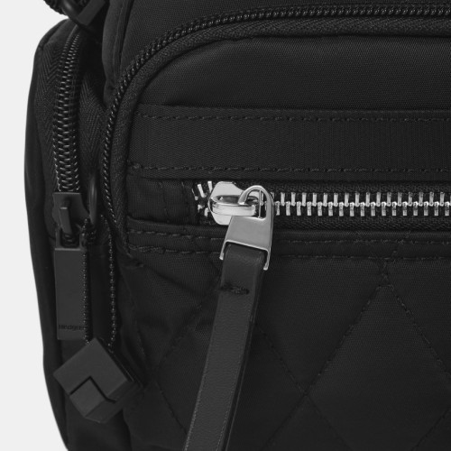 Hedgren HIC431-615 Inner City Emily, Τσάντα Γυναικεία Χιαστί, Πολυεστέρας, Μαύρο