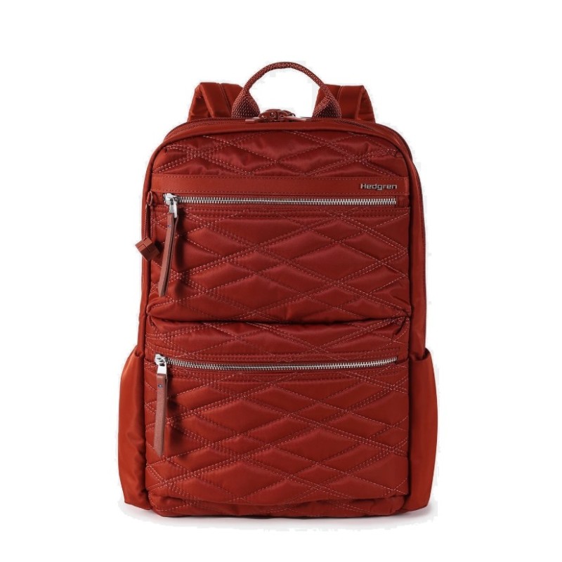 Hedgren HIC432-857 Ava Square, Γυναικεία Τσάντα Πλάτης/Backpack, Πολυεστέρας, Καφέ