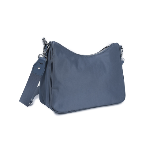 Hedgren HLBR07-368 Unity Hobo, Τσάντα Γυναικεία Ώμου/Χιαστί, Πολυεστέρας, Μπλε