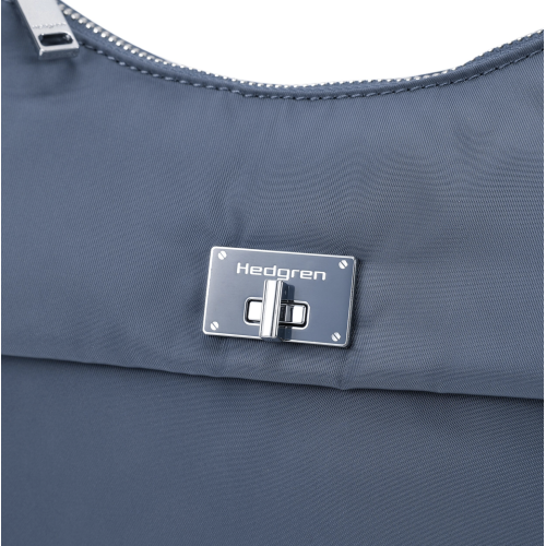 Hedgren HLBR07-368 Unity Hobo, Τσάντα Γυναικεία Ώμου/Χιαστί, Πολυεστέρας, Μπλε