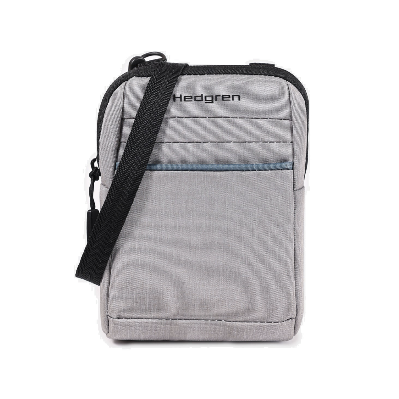 Hedgren HLNO06-250 Lineo Linear Slim, Τσαντάκι Ώμου/Χιαστί, Πολυεστέρας, Γκρι
