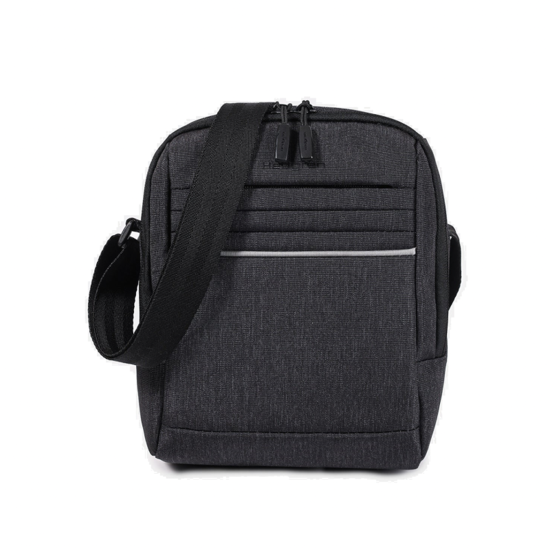 Hedgren HLNO07-176 Lineo Contour, Τσαντάκι Χιαστί, Πολυεστέρας, Ανθρακί