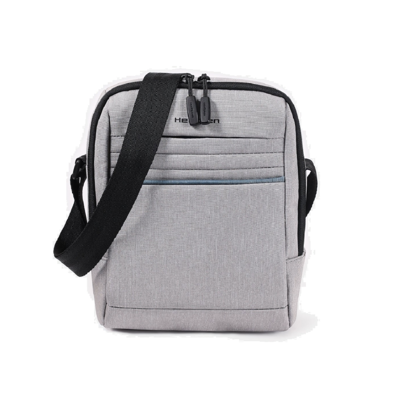 Hedgren HLNO07-250 Lineo Contour, Τσαντάκι Χιαστί, Πολυεστέρας, Γκρι