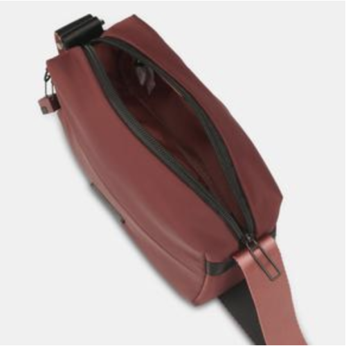 Hedgren HNOV02-364 Nova Neutron, Γυναικεία Τσάντα Ώμου/Χιαστί, Πολυεστέρας, Μπορντό