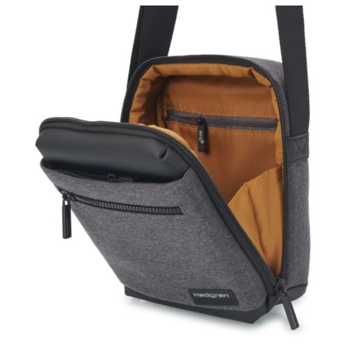 Hedgren HNXT01-214 Next App, Τσαντάκι Χιαστί, Πολυεστέρας, Γκρι