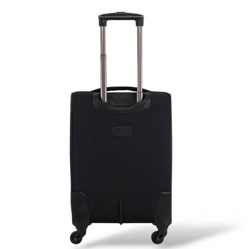 Rain RB2007-20, Βαλίτσα Καμπίνας, Αδιάβροχο Ύφασμα, Μαύρο