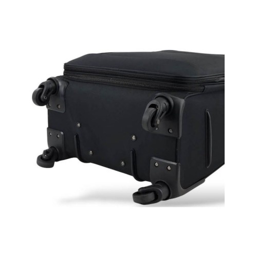 Rain RB2007-24, Βαλίτσα Μεσαία, Αδιάβροχο Ύφασμα, Μαύρο