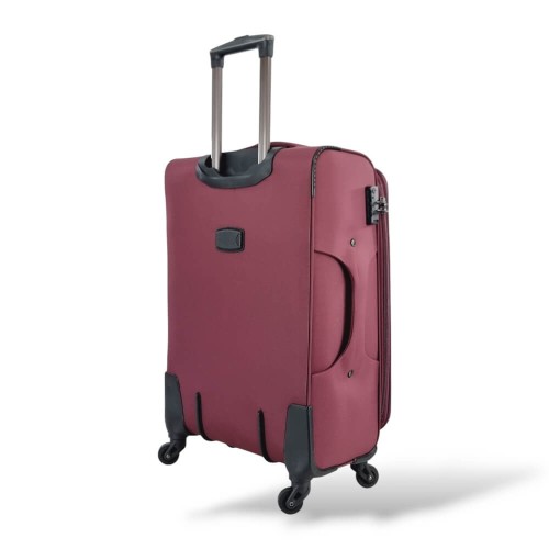 Rain RB2007-24, Βαλίτσα Μεσαία, Αδιάβροχο Ύφασμα, Μπορντό