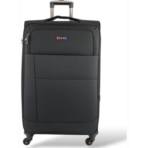 Rain RB2007-28, Βαλίτσα Μεγάλη, Αδιάβροχο Ύφασμα, Μαύρο