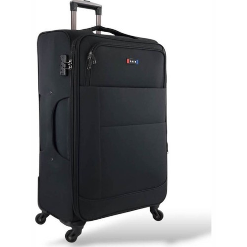 Rain RB2007-28, Βαλίτσα Μεγάλη, Αδιάβροχο Ύφασμα, Μαύρο