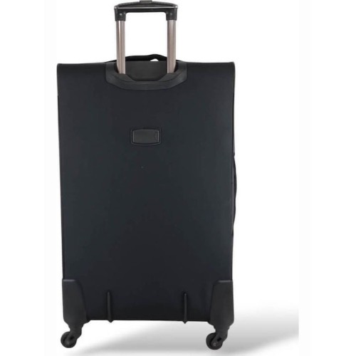 Rain RB2007-28, Βαλίτσα Μεγάλη, Αδιάβροχο Ύφασμα, Μαύρο