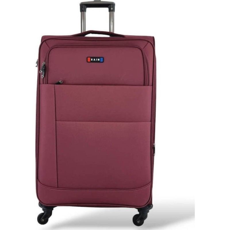 Rain RB2007-28, Βαλίτσα Μεγάλη, Αδιάβροχο Ύφασμα, Μπορντό