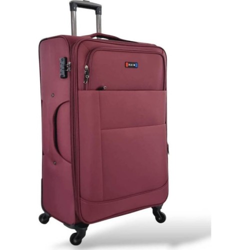 Rain RB2007-28, Βαλίτσα Μεγάλη, Αδιάβροχο Ύφασμα, Μπορντό