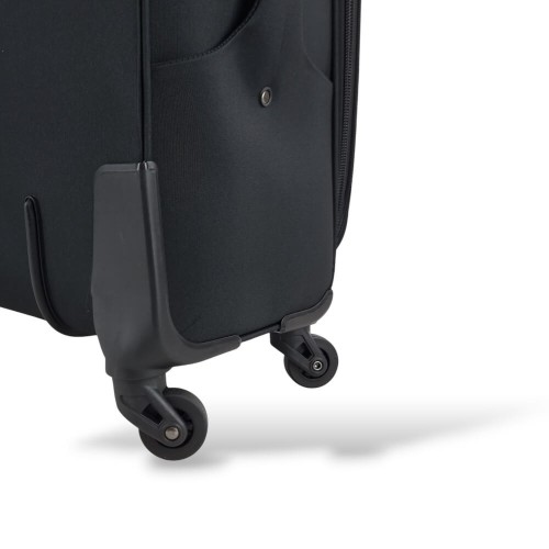 Rain RB2007-Set, Βαλίτσα Σετ, Αδιάβροχο Ύφασμα, Μαύρο