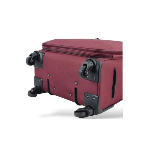 Rain RB2007-Set, Βαλίτσα Σετ, Αδιάβροχο Ύφασμα, Μπορντό