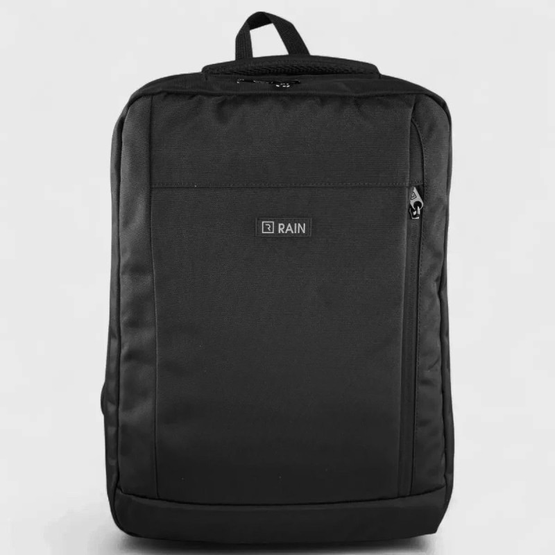 Rain RBP1030, Σακίδιο Πλάτης, Αδιάβροχο Ύφασμα, Μαύρο
