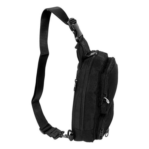 Rain RBP1070, Ανδρικό Τσαντάκι Χιαστί, Αδιάβροχος Πολυεστέρας, Μαύρο