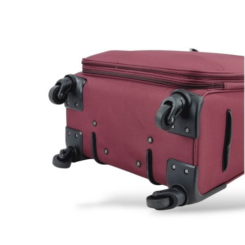 Rain RB2007-20, Βαλίτσα Καμπίνας, Αδιάβροχο Ύφασμα, Μπορντό