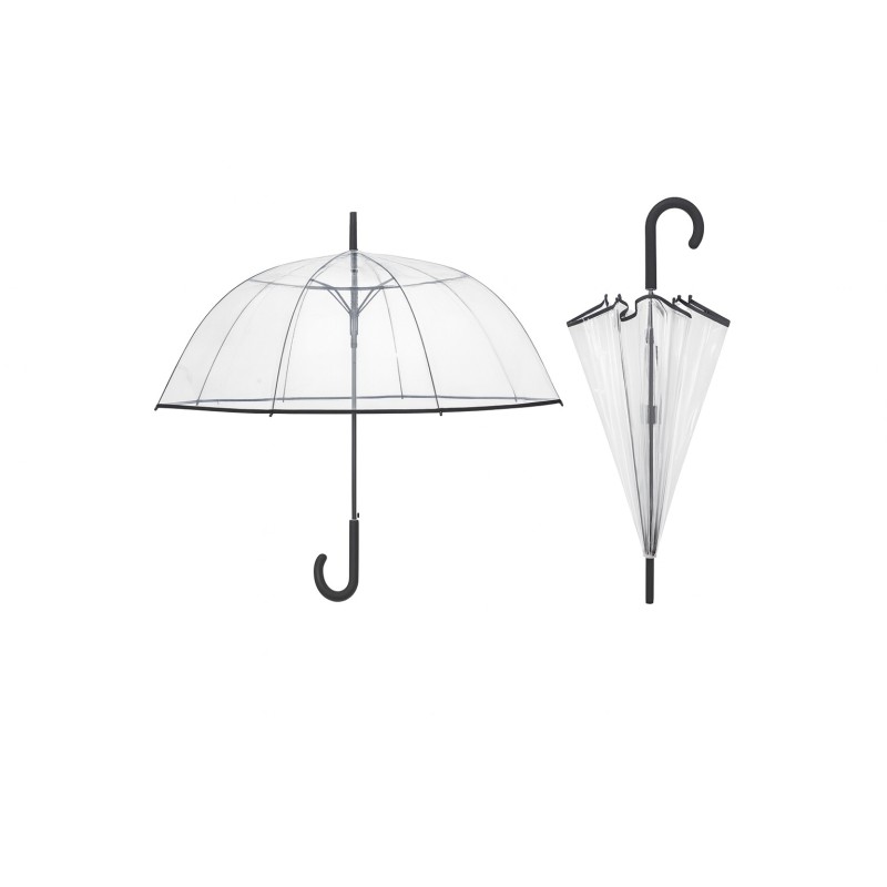 Rain A-26445, Ομπρέλα Αυτόματη, Μπαστούνι, Διάφανο