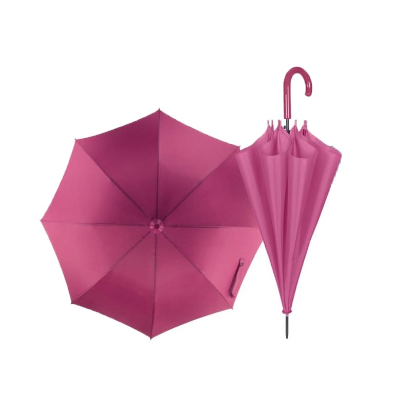 Rain A-12066 Fuchsia, Ομπρέλα Αυτόματη, Μπαστούνι, Φούξια