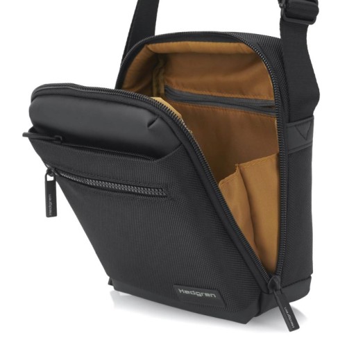 Hedgren ΗΝΧΤ01-003 Next App, Τσαντάκι Χιαστί, Πολυεστέρας, Μαύρο