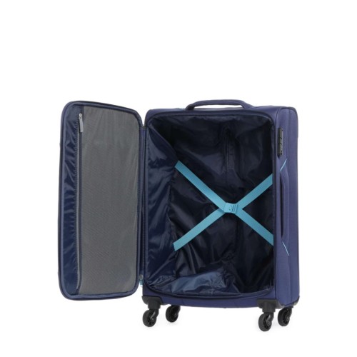 American Tourister 106795-1596 Holiday Heat, Βαλίτσα Μεσαία, Ύφασμα, Μπλε